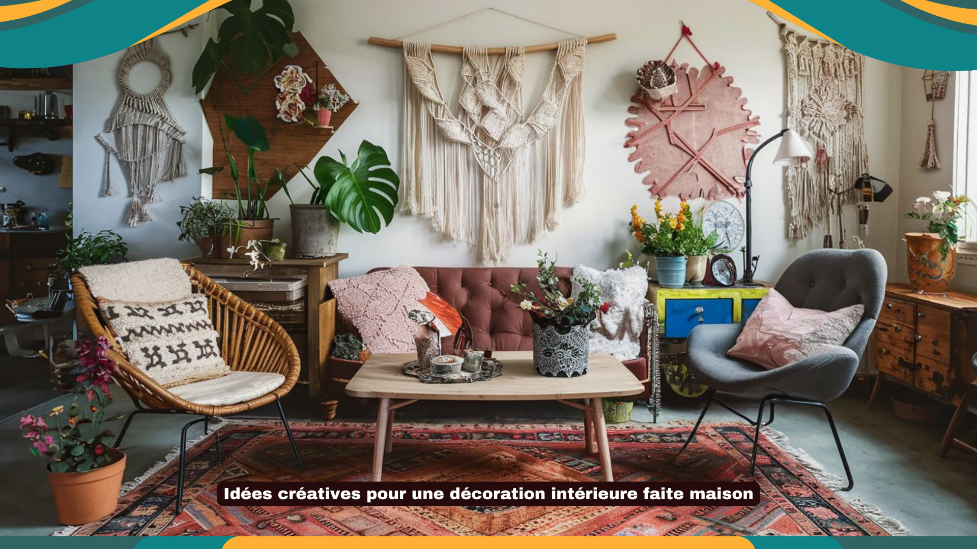 Idées créatives pour une décoration intérieure faite maison