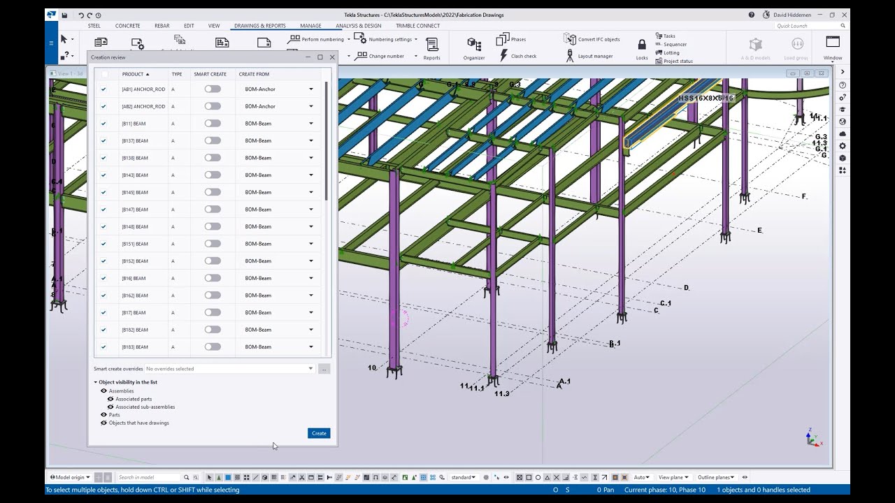 Tekla structures